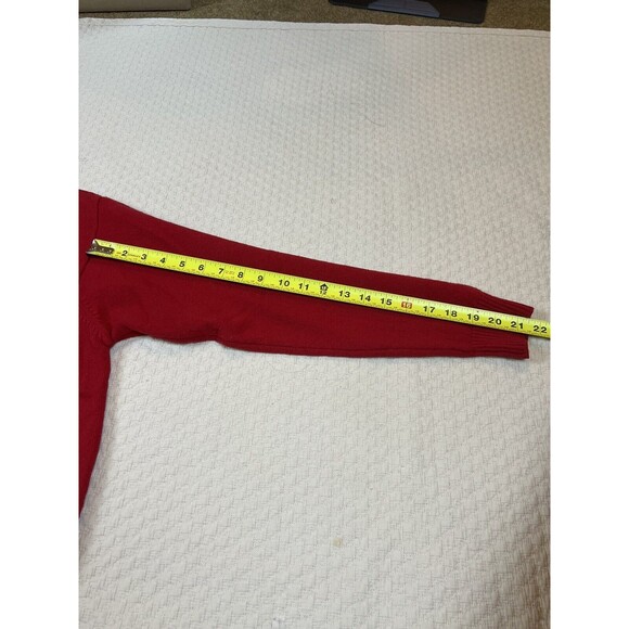 Vintage Pendleton Cardigan 100% Virgin Wool Sweater Preppy | Red | Women's Small - Picture 13 of 14